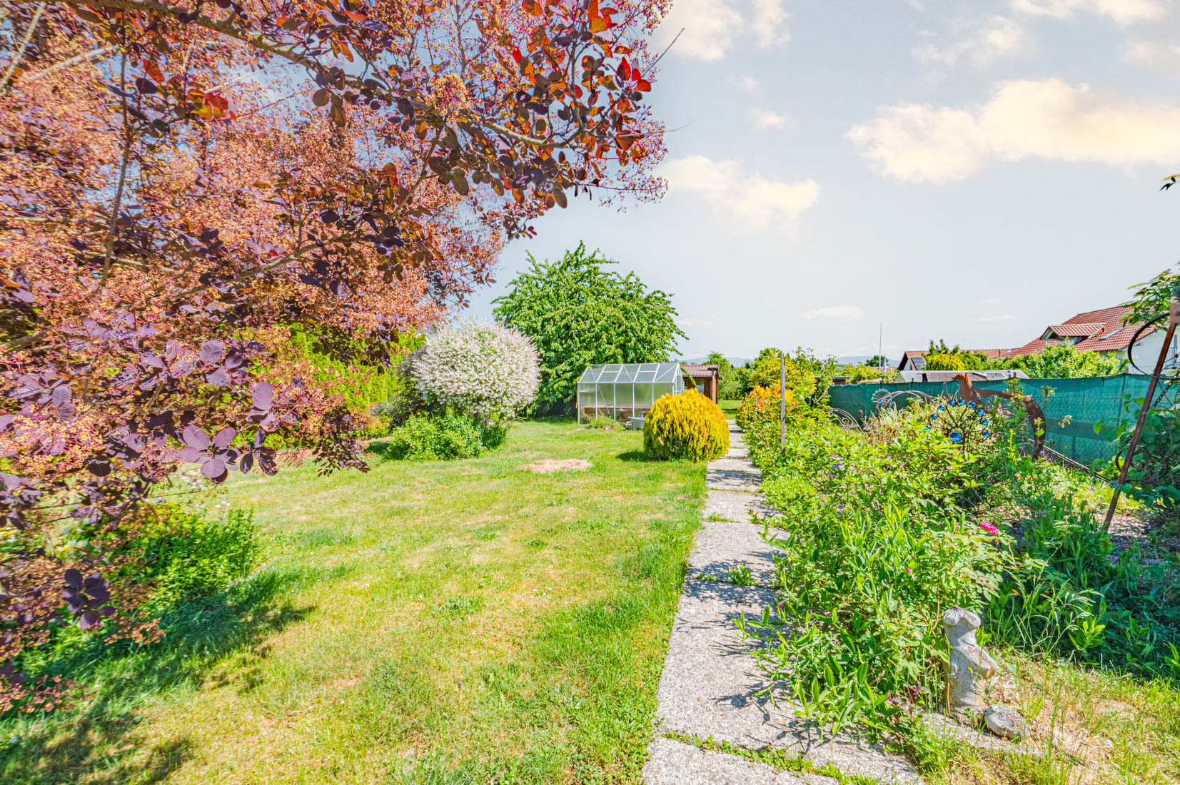Eingewachsener Garten